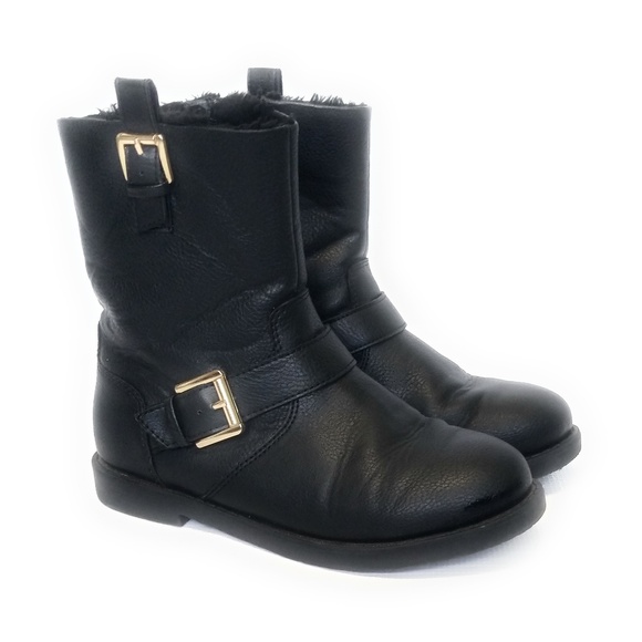 black ankle boots size 4